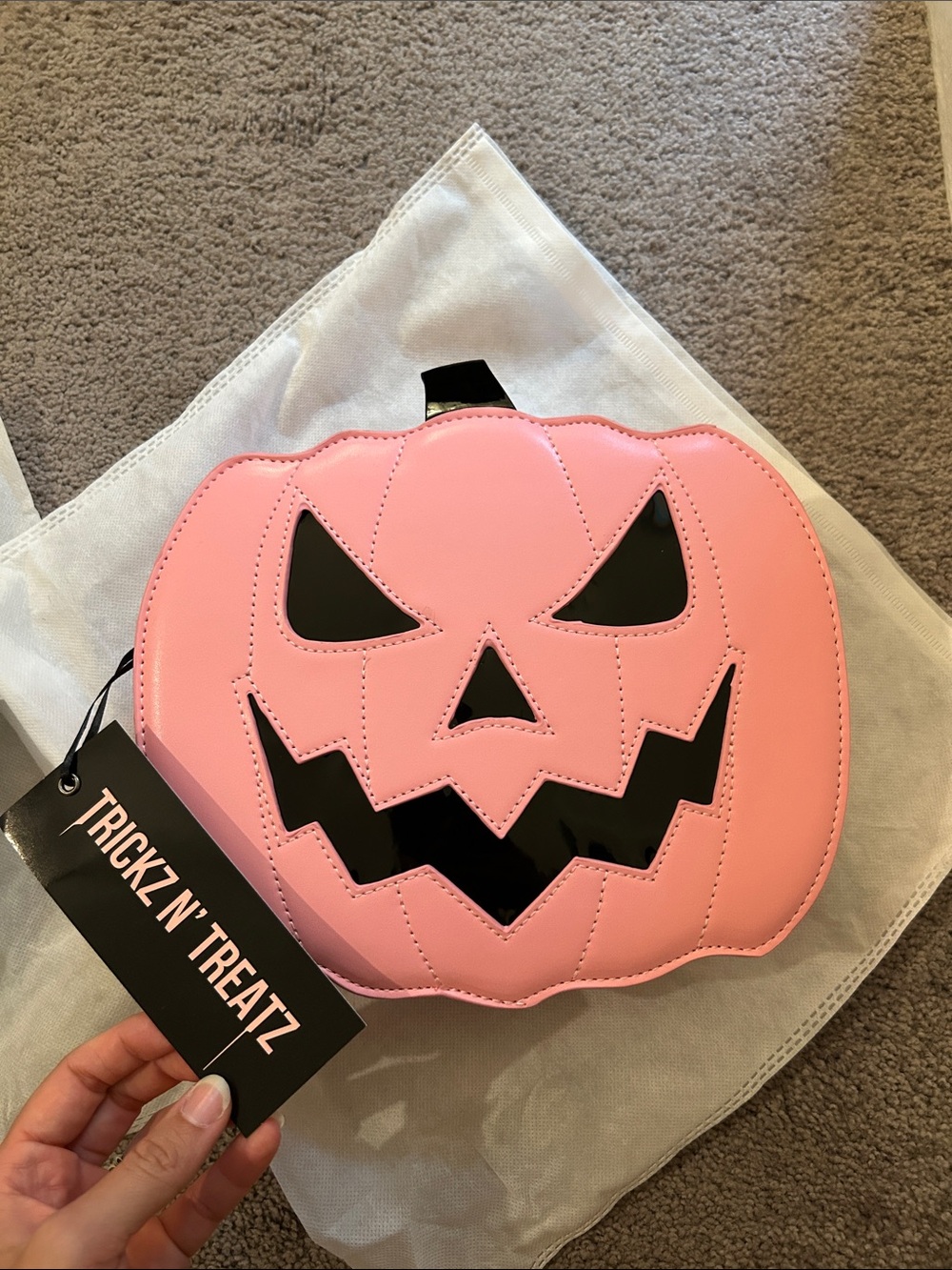 Trickz N’ Treatz Pink Pumpkin Purse
